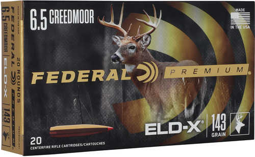 Federal Terminal Ascent 6.5 Creedmoor 143 Grain ELDX 20 Rounds
